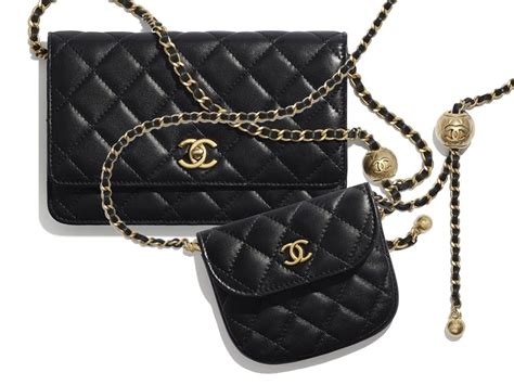 chanel waist chain bag|chanel waist bag with pouch.